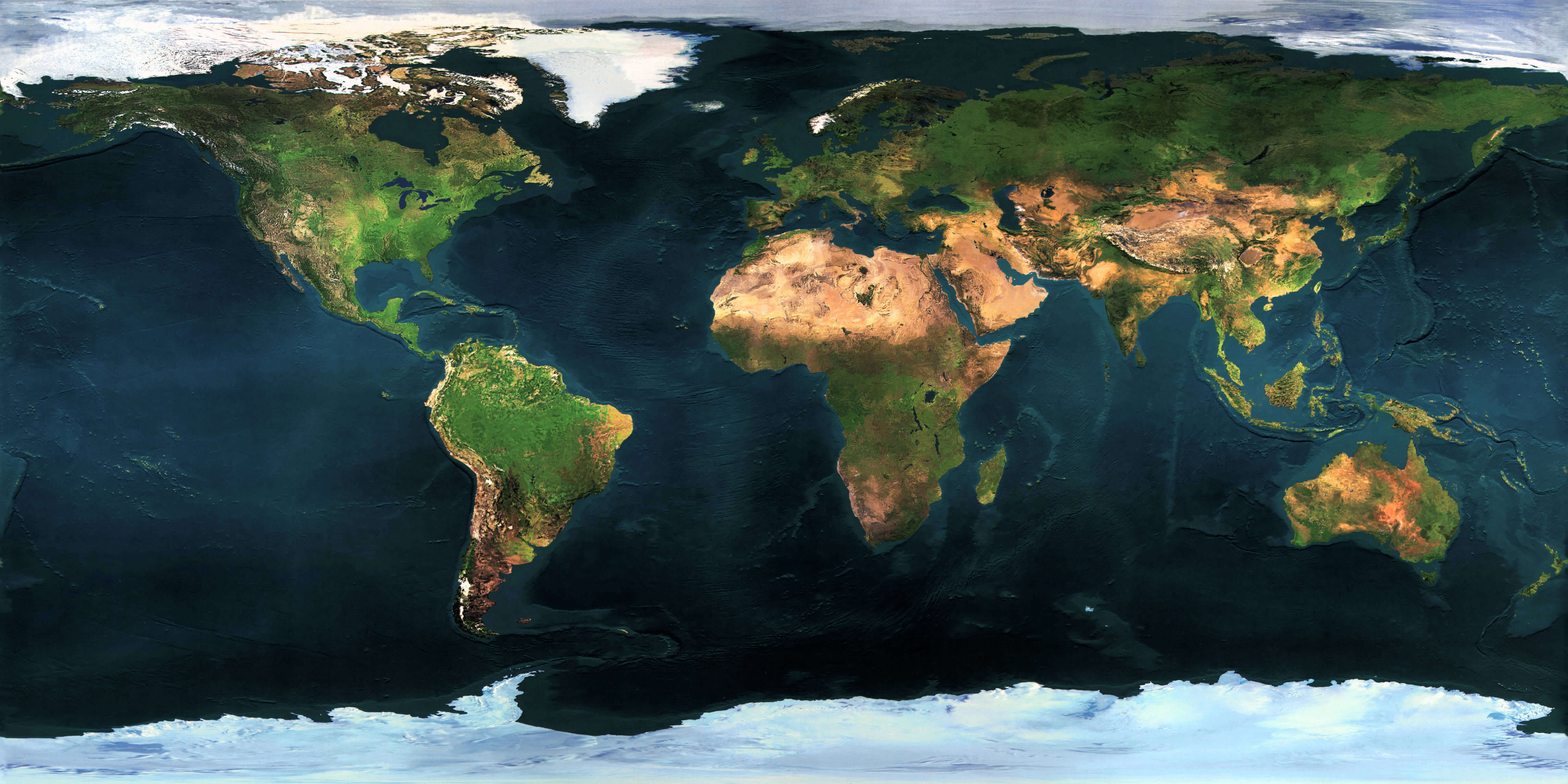 Free Earth map