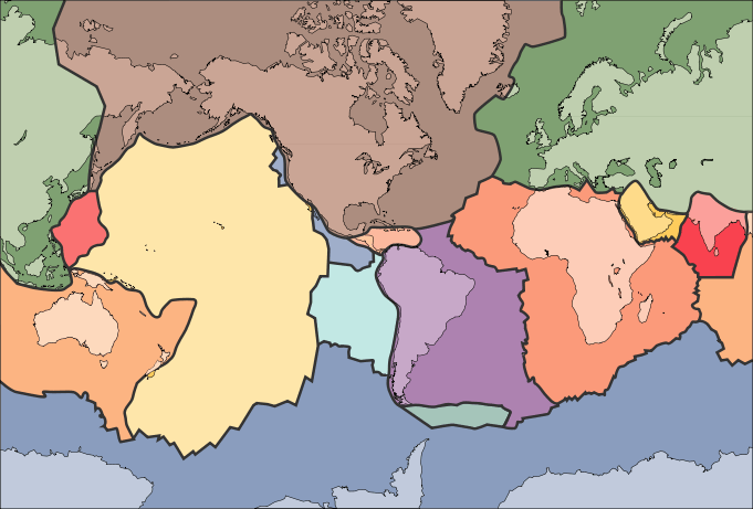 ERTH TECTONIC PLATES