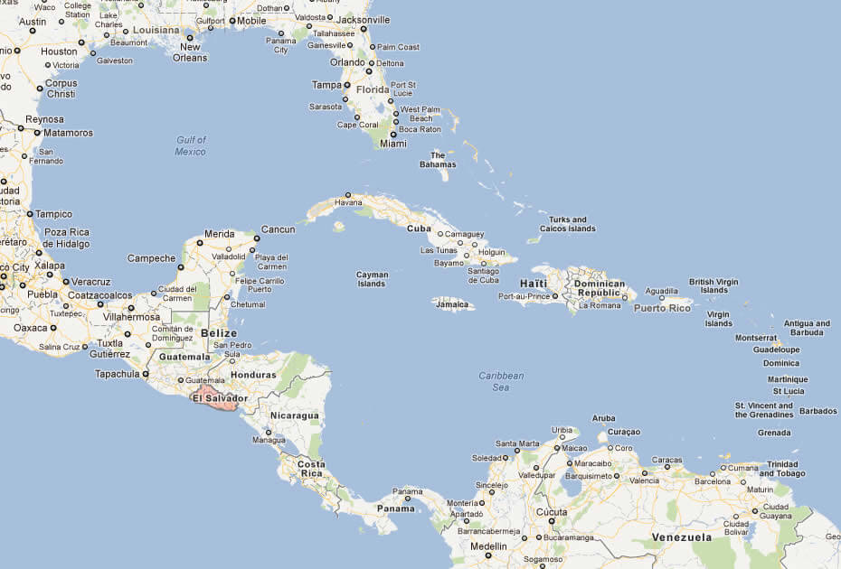 Map of El Salvador Central America - Map%20of%20el%20salvador%20central%20america