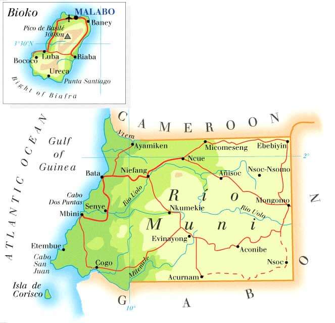 Maps Equatorial Guinea