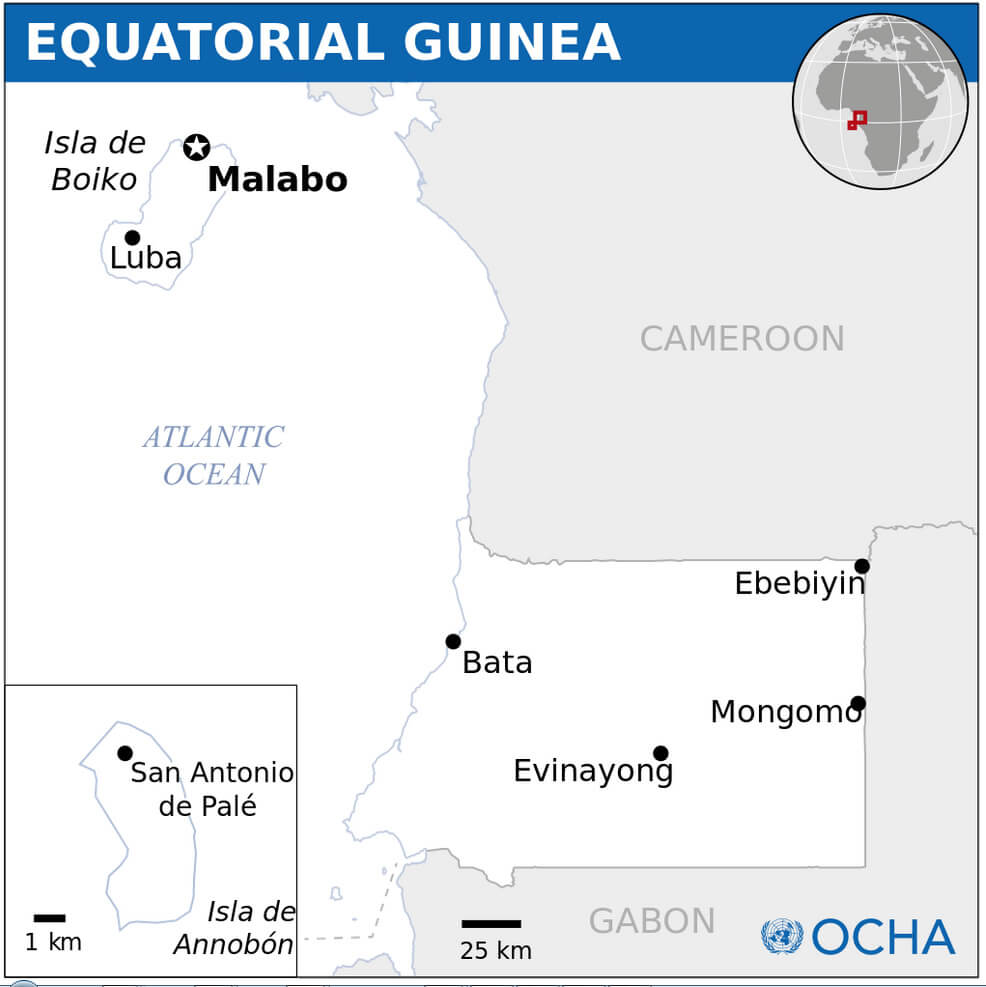 equatorial guinea location map