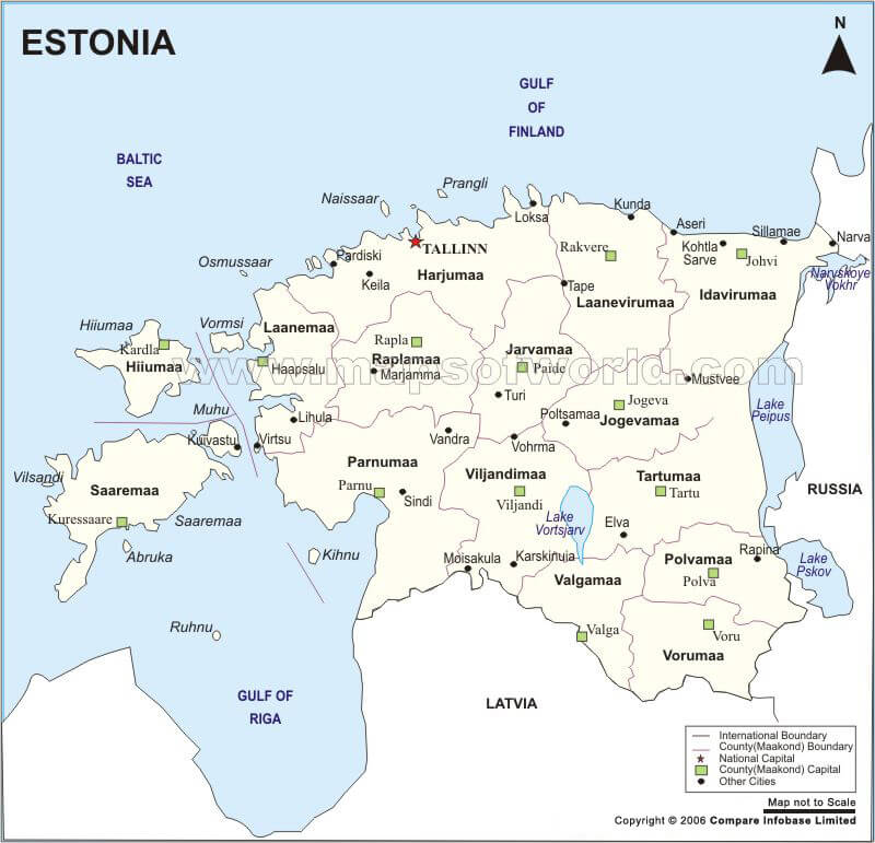 estonia map