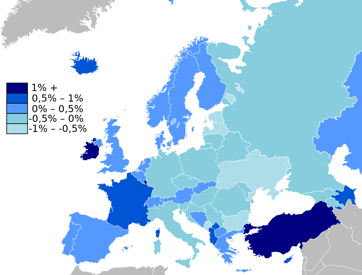 demographics map of europe