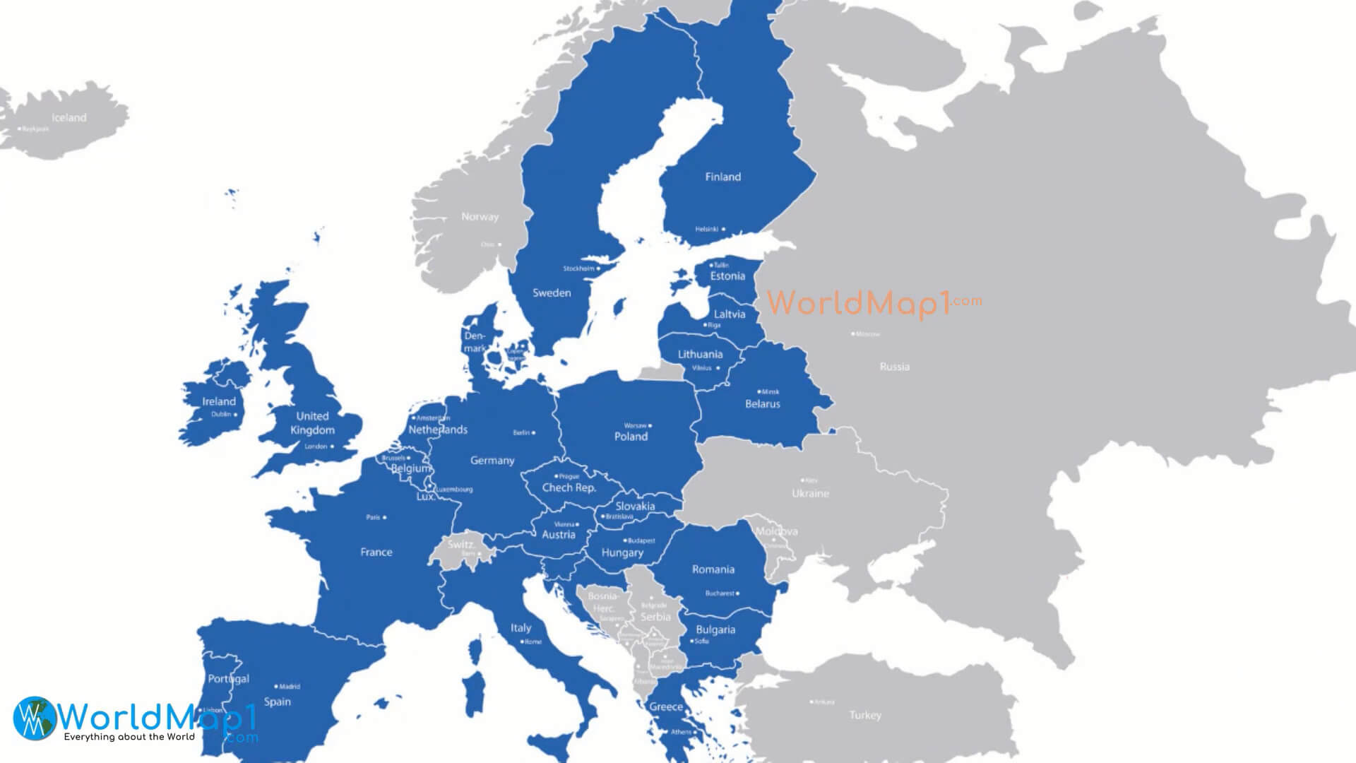 European union map