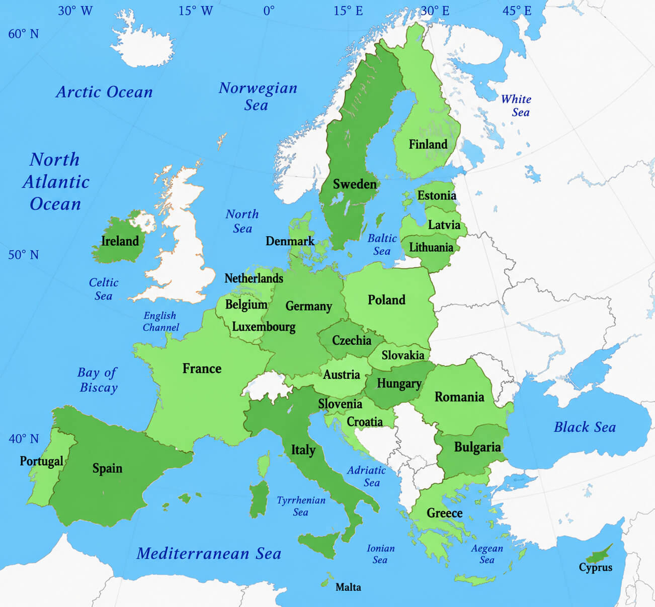 Map of European Union
