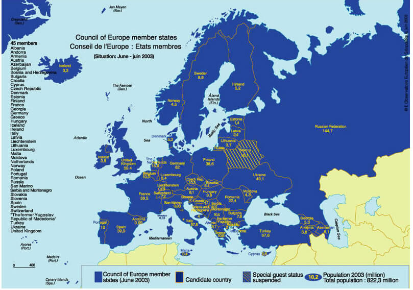 european council map