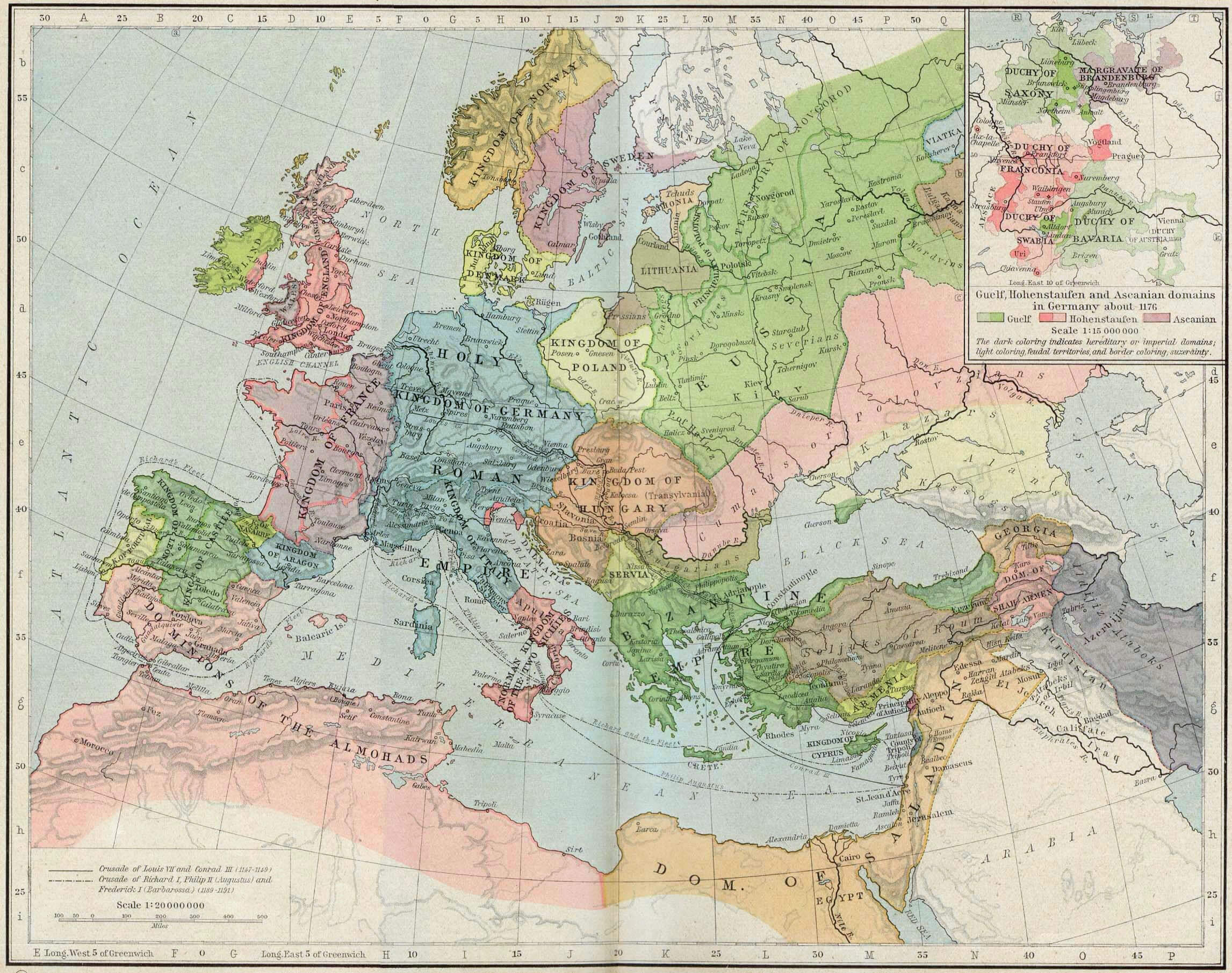 Explore Europe Historical Map