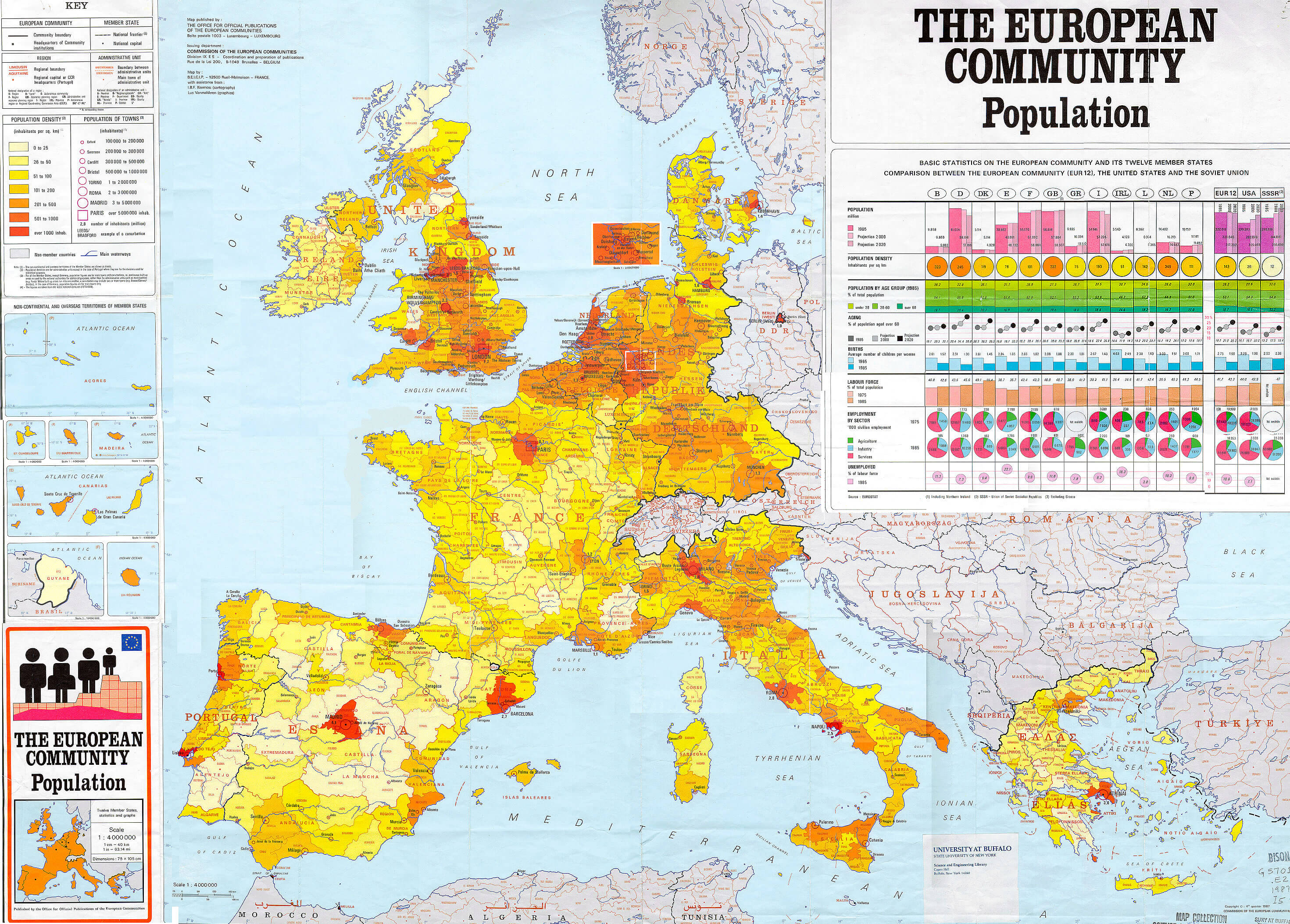 European comnunity population map