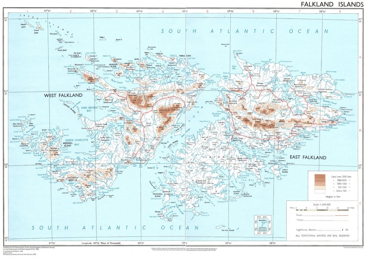 Falkland Islands Map