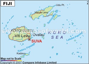 map of fiji suva