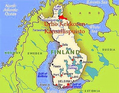 finland map Espoo