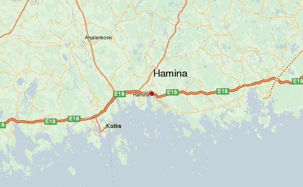 Hamina map