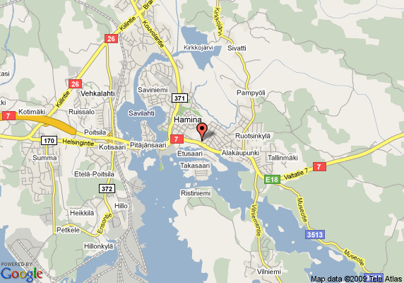 Hamina map