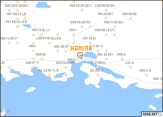 map of Hamina