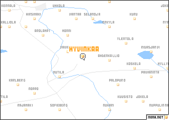 Hyvinkaa map