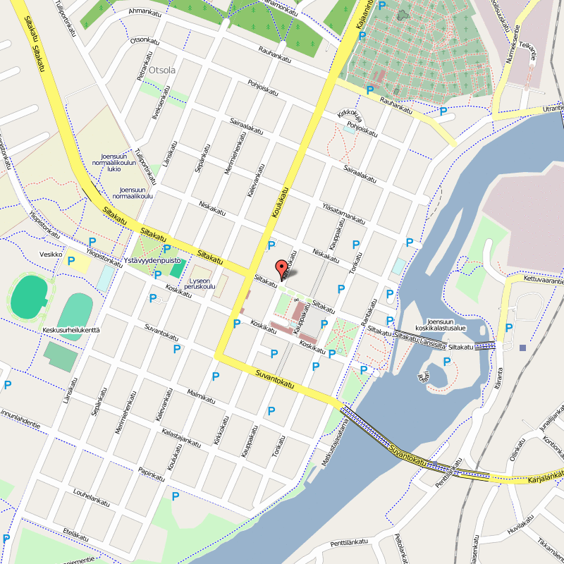 map of Joensuu