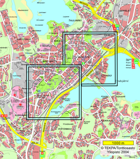 Jyvaskyla map