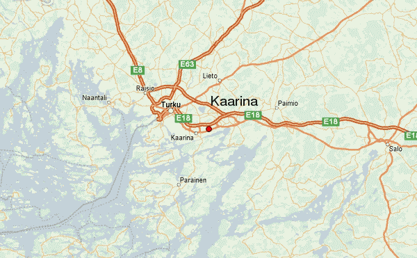 Kaarina map turku