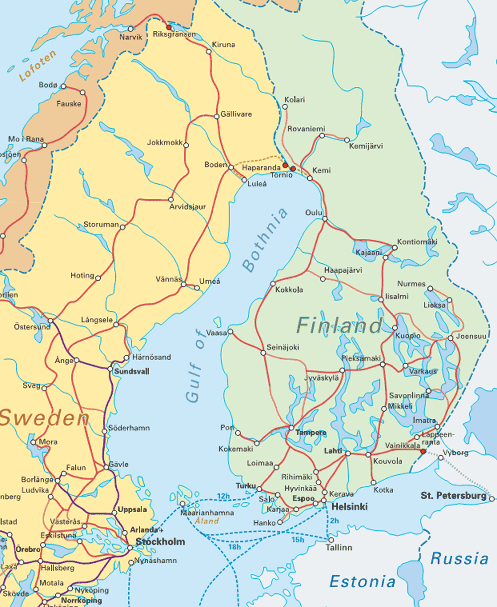 map finland Kemi