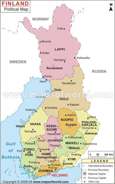 Kuopio map finland