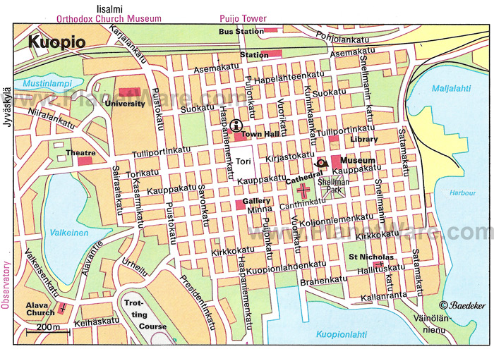 Kuopio Map - Finland