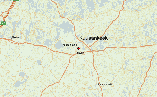 Kuusankoski map