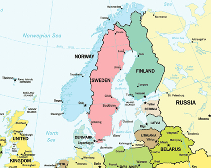 map of Nokia finland