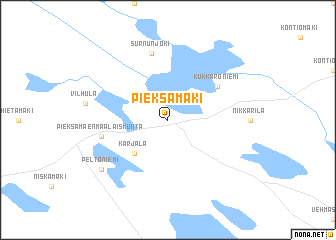 Pieksamaki map