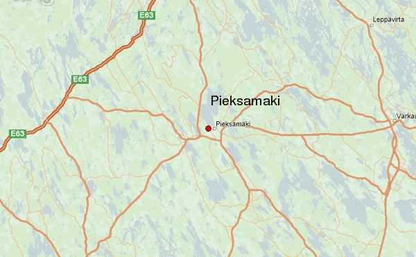 Pieksamaki map