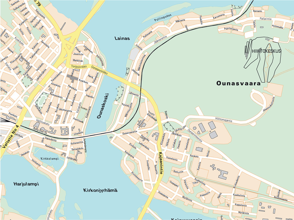 map of Rovaniemi