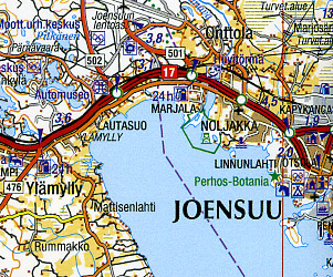 Savonlinna road map