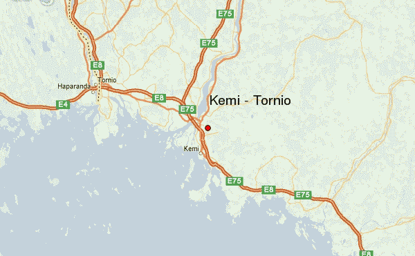 Kemi Tornio Airport map