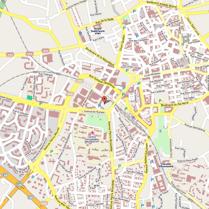 map of aix en provence city centre Aix En Provence Map map of aix en provence city centre