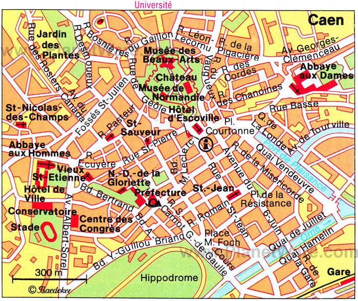 Caen Map