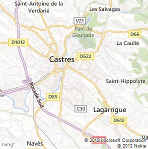 Castres road map