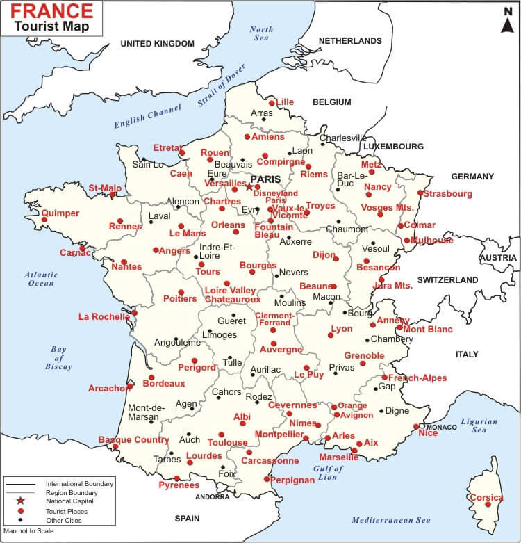 France Travel Map