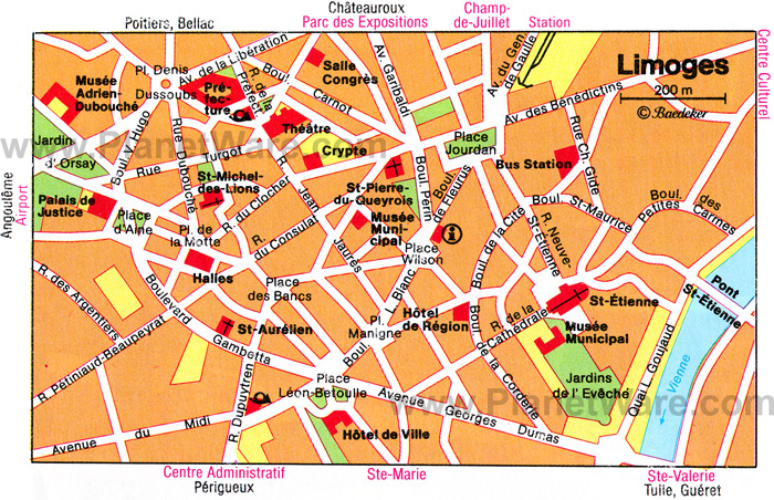 limoges map
