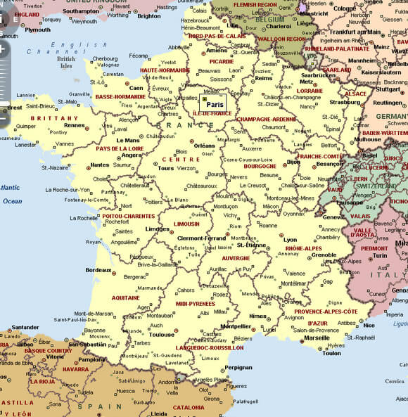 France National Map