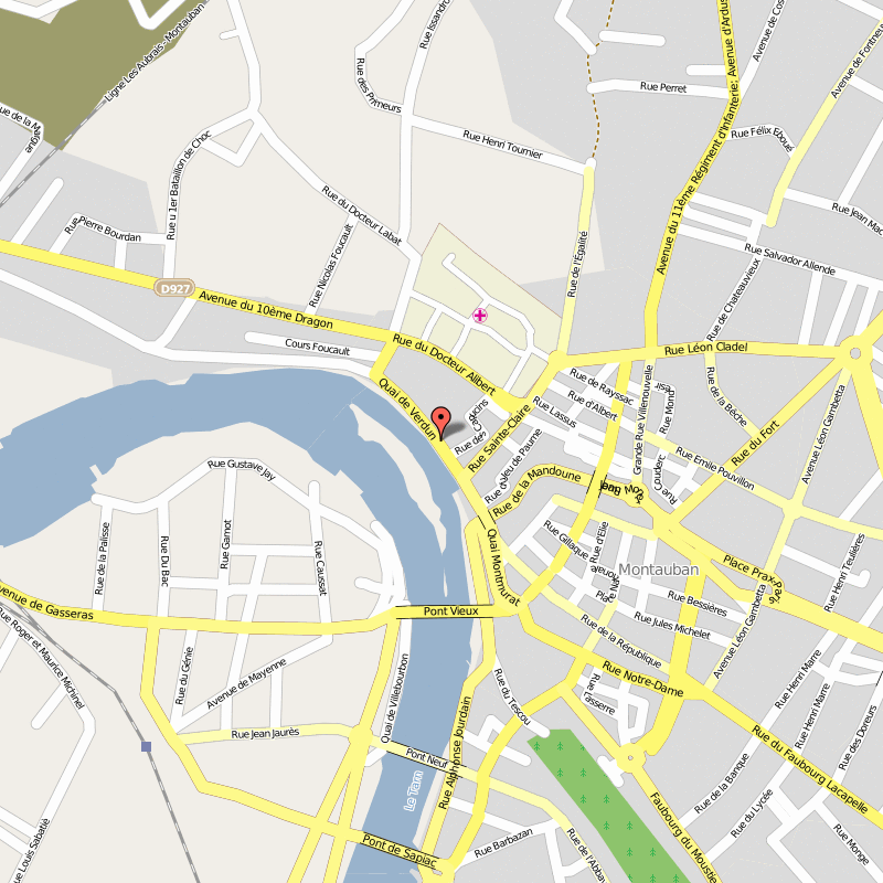 Montauban road map