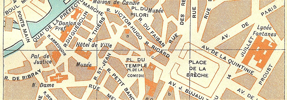 Niort street map