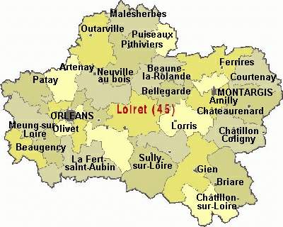 Orleans province map