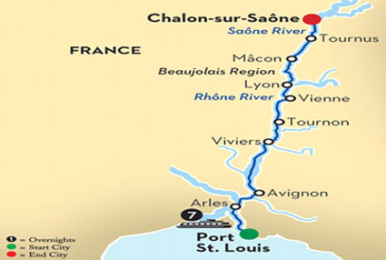 Vienne regional map