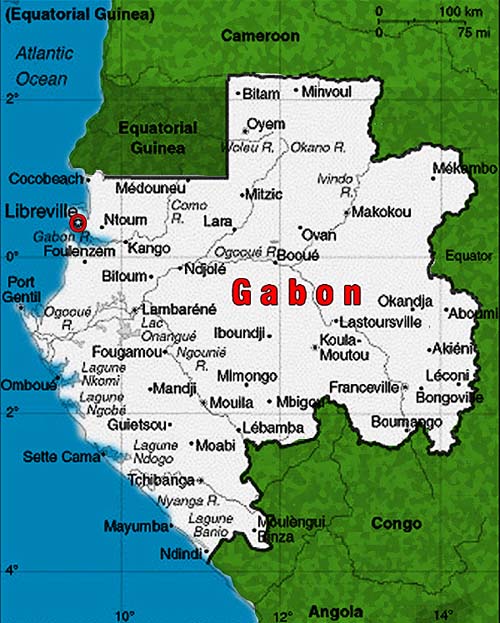 cities map gabon