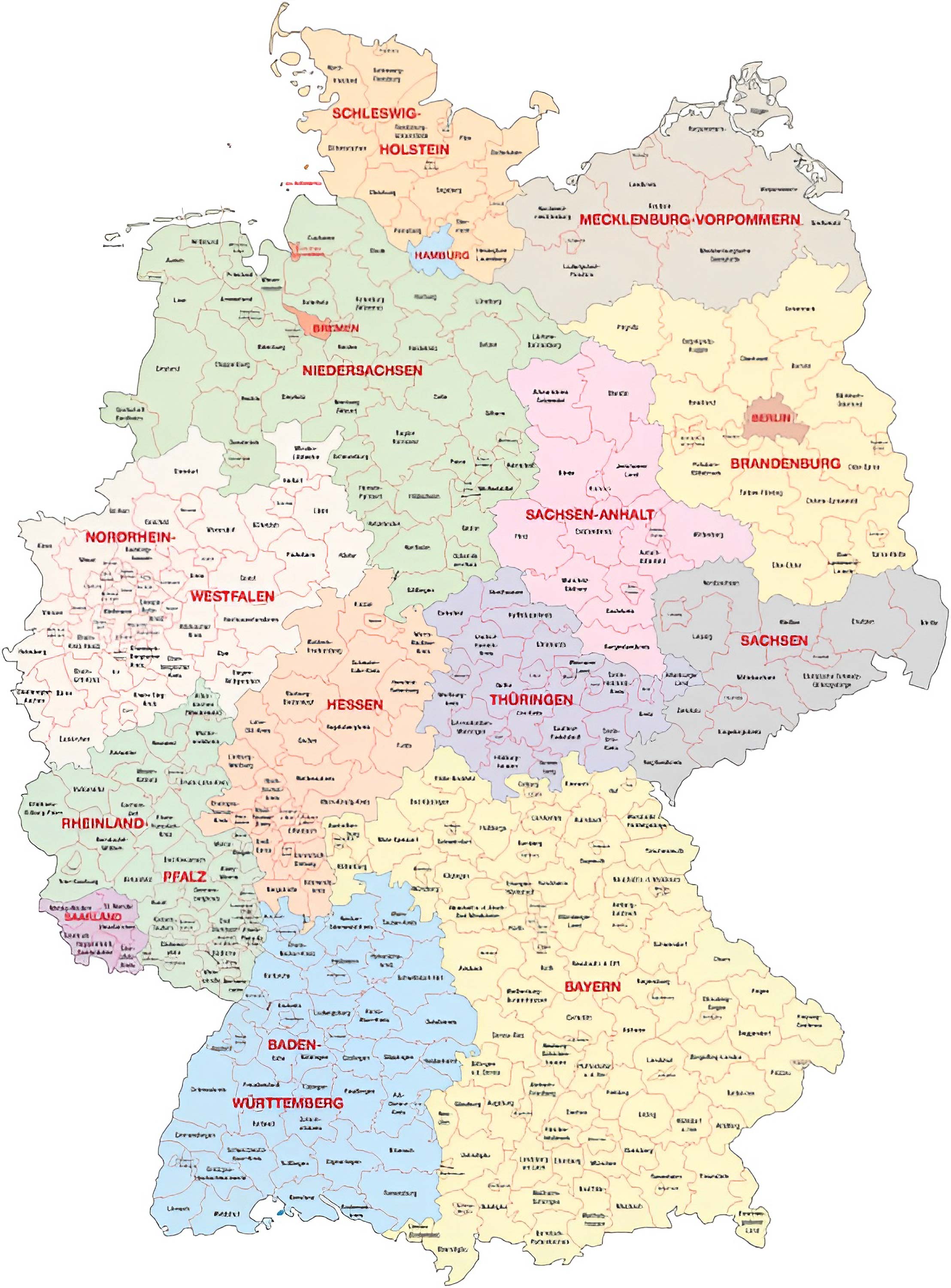 Germany Political Map