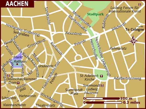 map of aachen