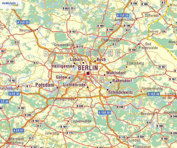 Berlin Map - Germany