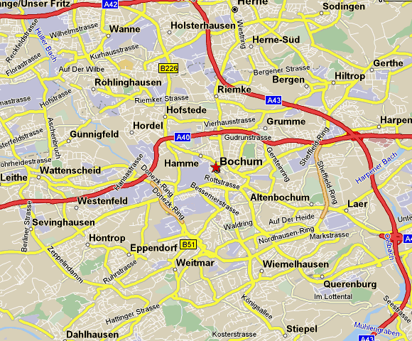 Bochum Map