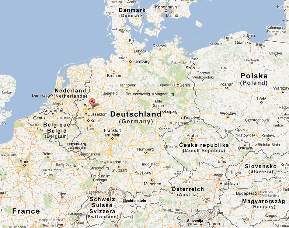 map of Bochum germany
