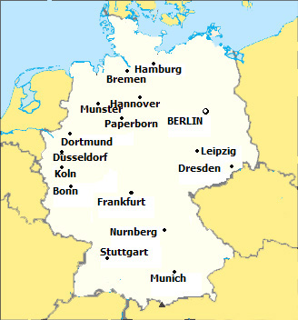 Germany bonn map