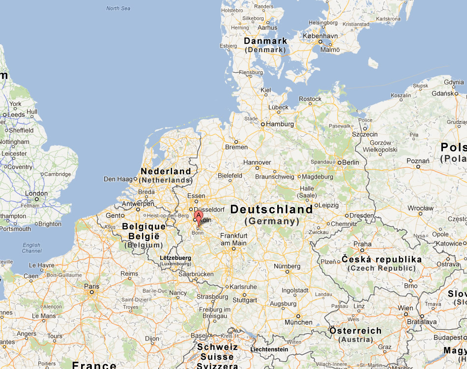 Bonn Map - Germany